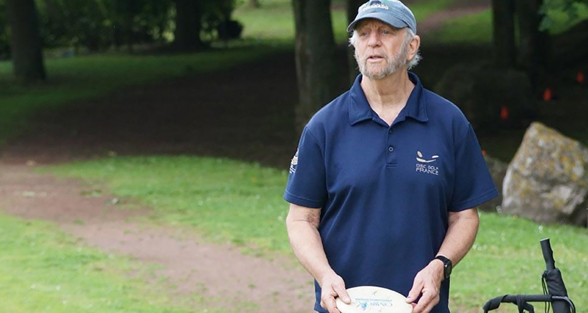 Bob Molh, champion du monde de Disc Golf