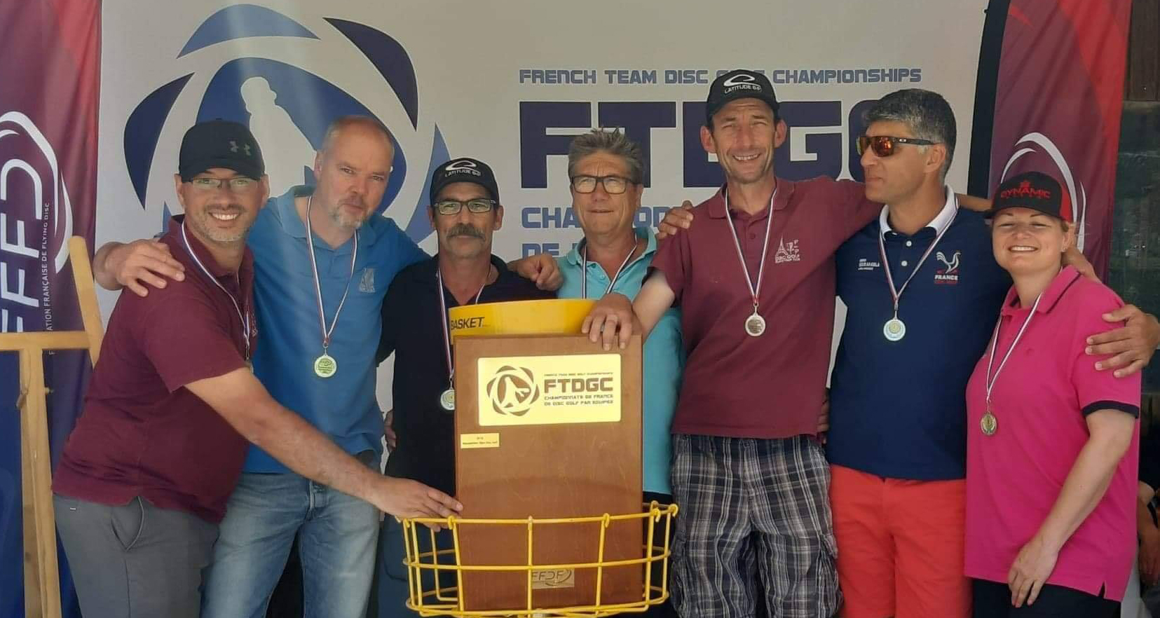 PCPDG Champion de France de Disc Golf par équipe en 2019