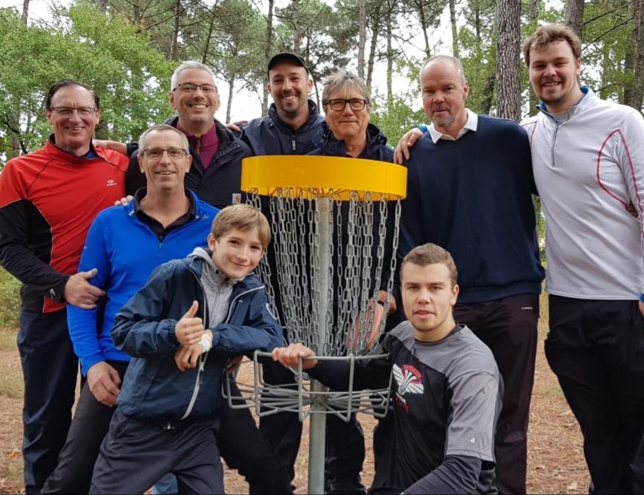 Membres du club de Disc Golf PCPDG